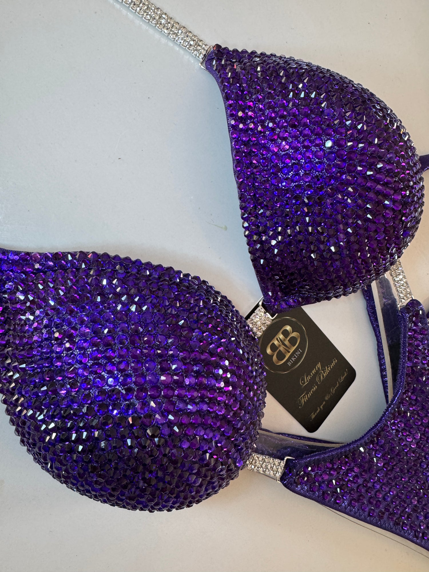 Brand new deep purple bikini - B bra cup