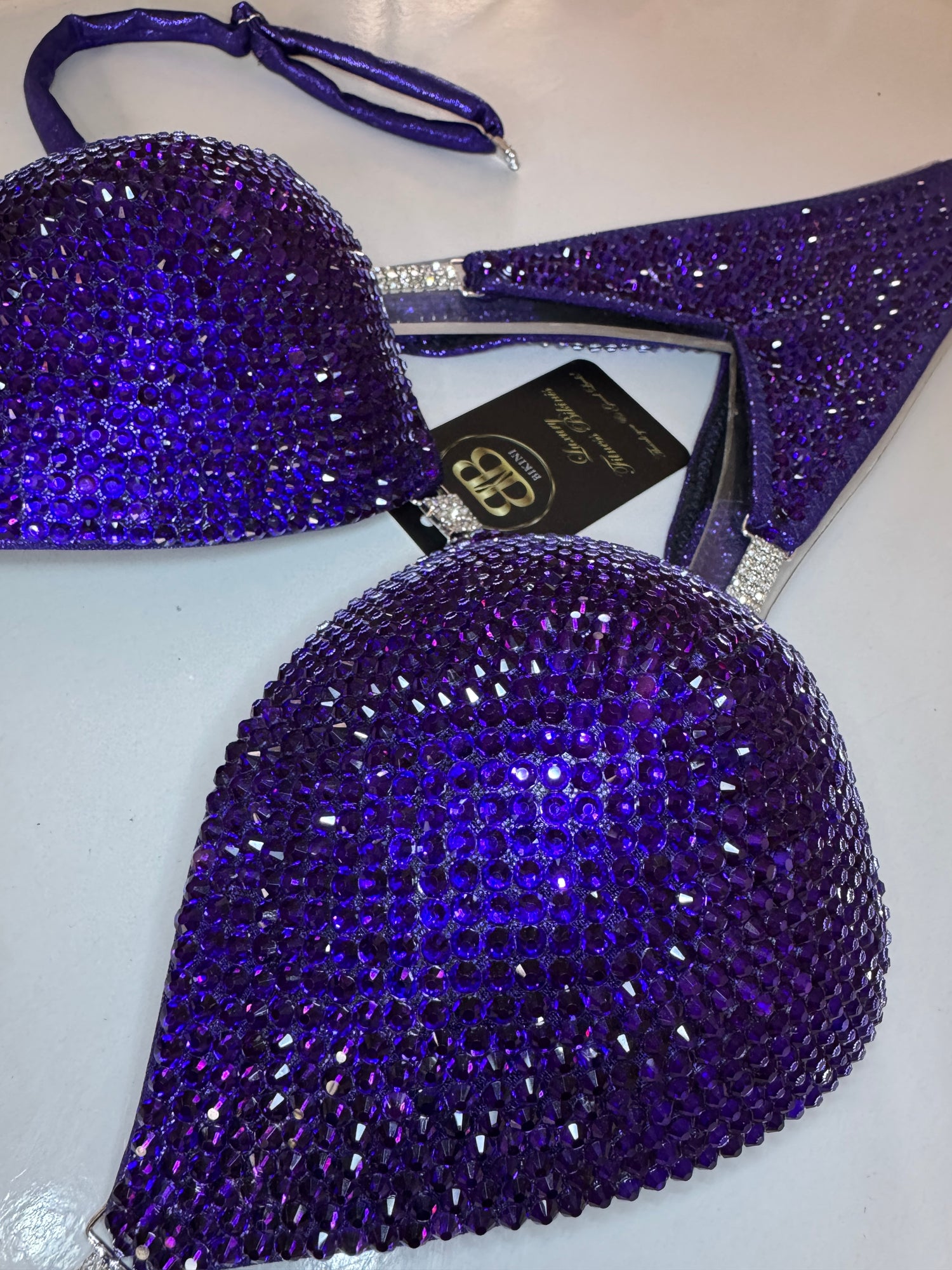 Brand new deep purple bikini - C/small D cup