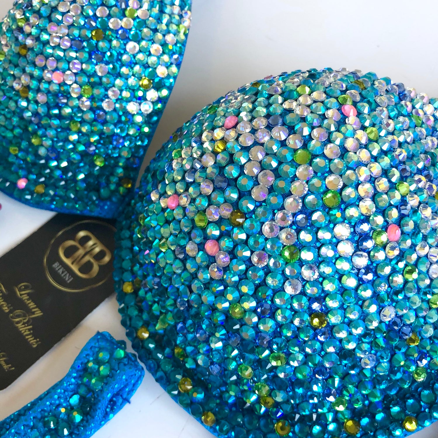 (ROBIN) Turquoise Ombre Competition Suit