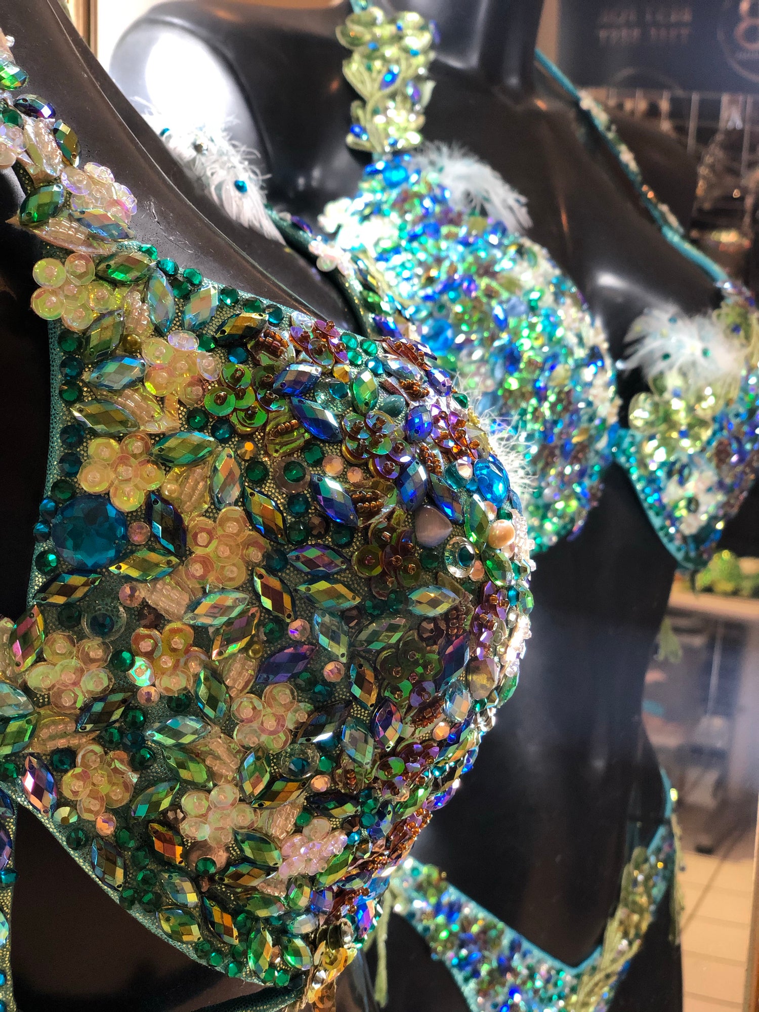 Fairytale Dust Competition Bikini- Diva Level 2 / 3 with feathers for good luck