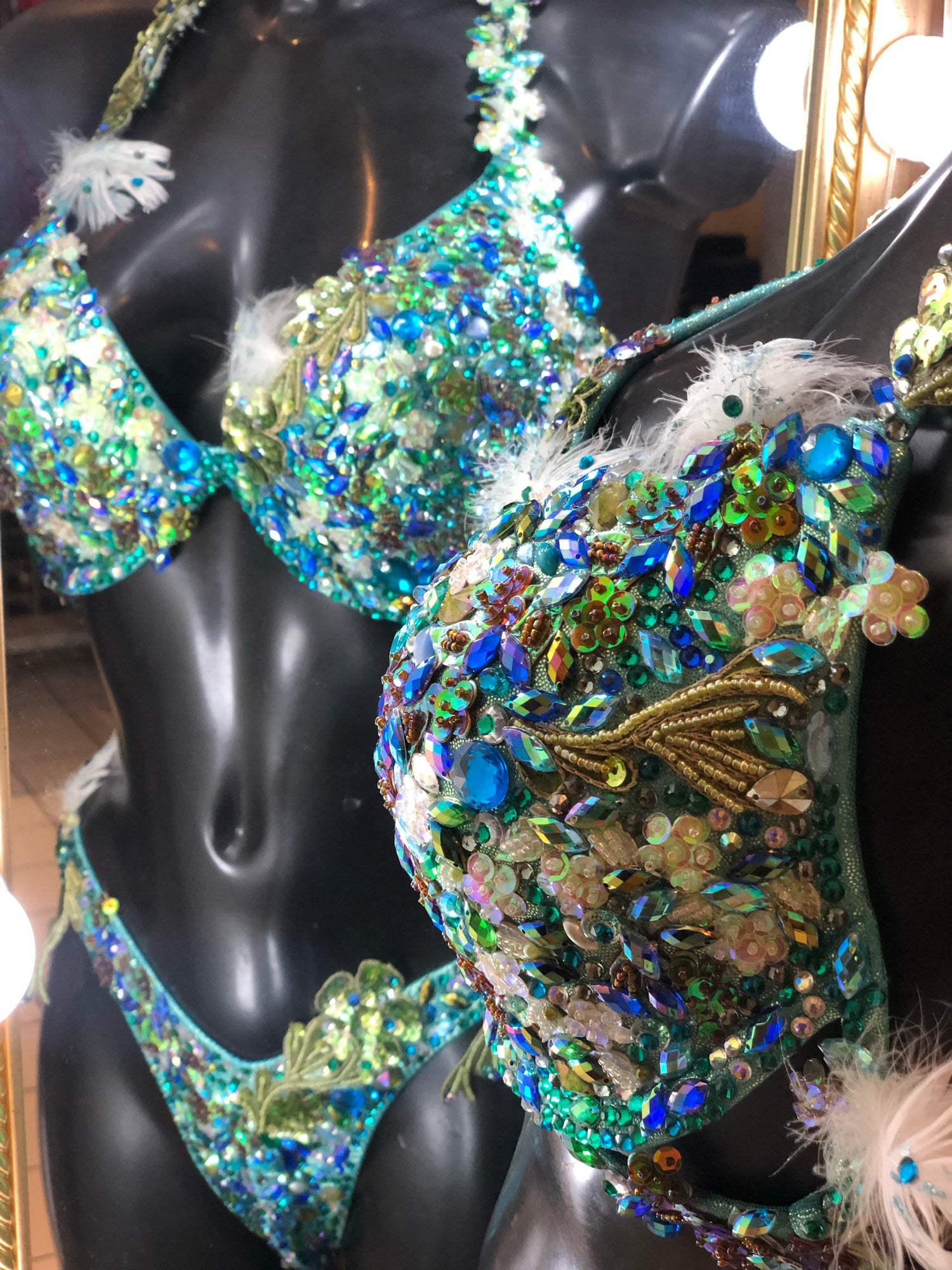 Fairytale Dust Competition Bikini- Diva Level 2 / 3 with feathers for good luck