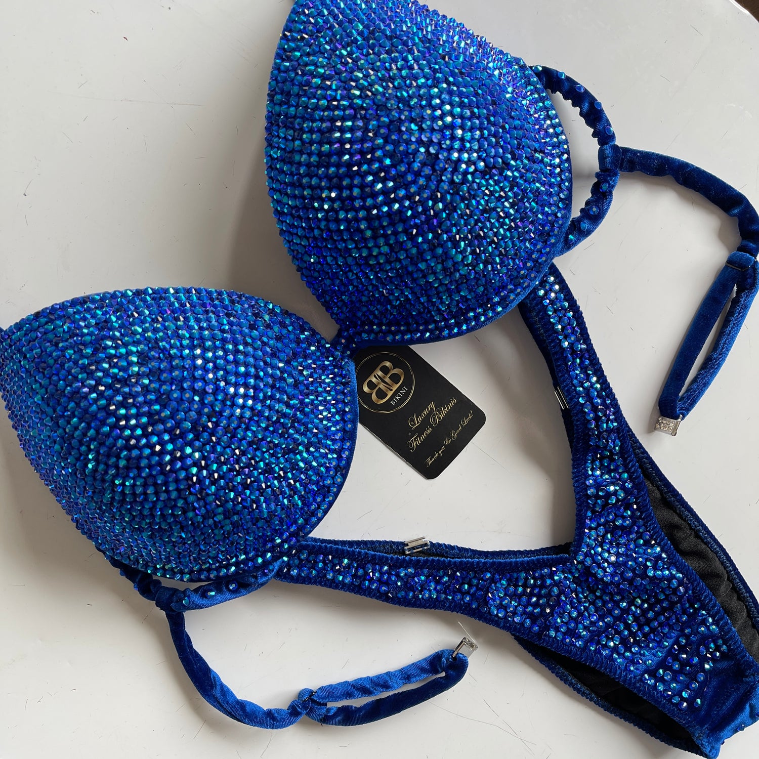 Sapphire Blue Bombshell Competition Bikini (532)