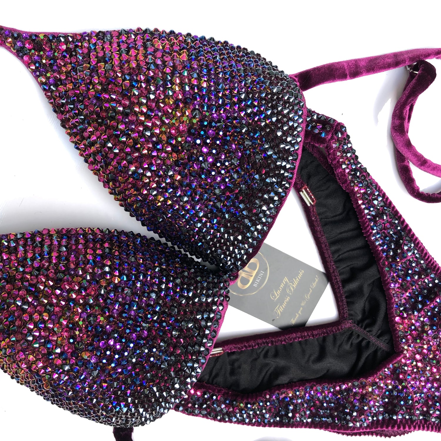 (Daisy) Purple Rainbow Competition Bikini